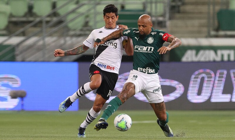 Palmeiras e Vasco empataram em 1 a 1 no Allianz Parque