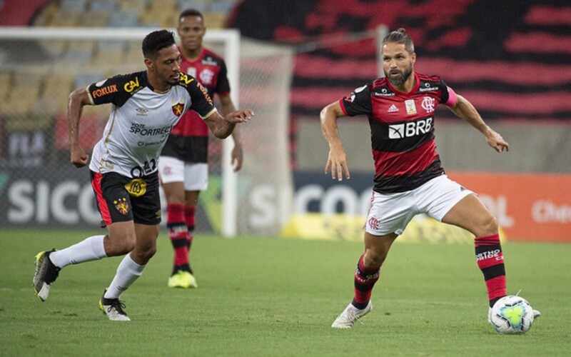 No primeiro turno, o Flamengo venceu o Sport por 3 a 0