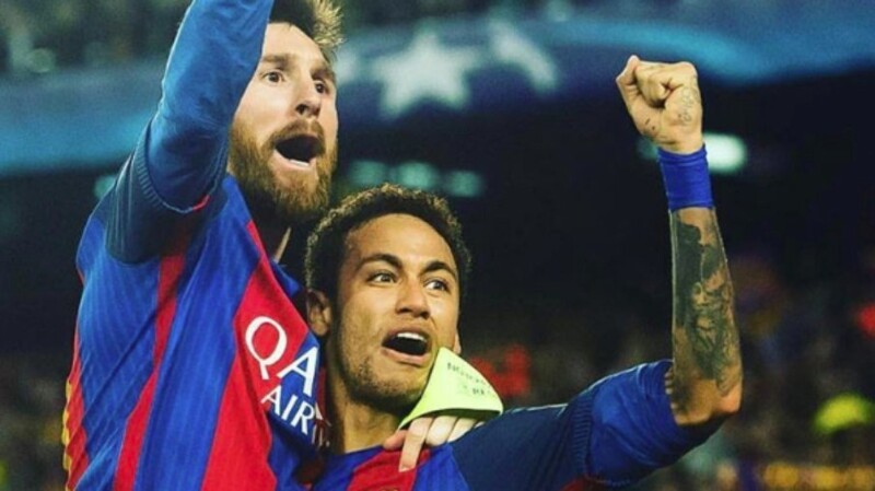 Além de colegas de trabalho no Barcelona, Neymar e Messi são amigos