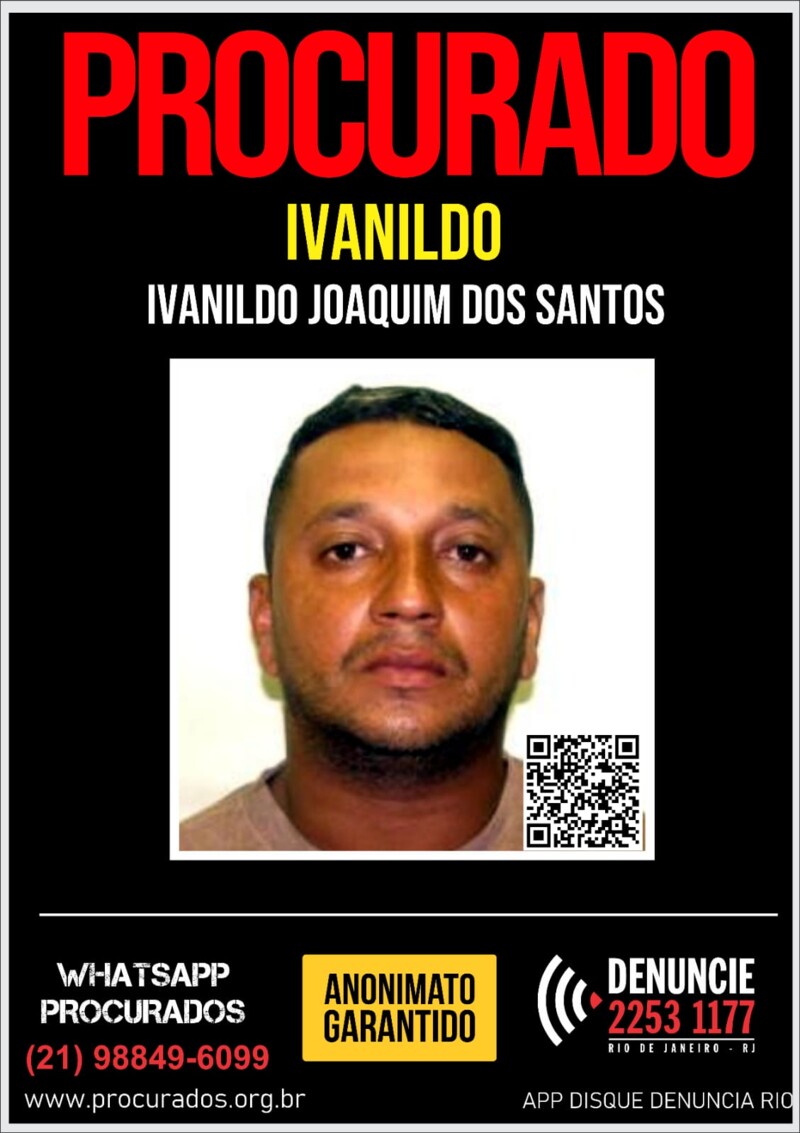 Ivanildo está sendo procurado 