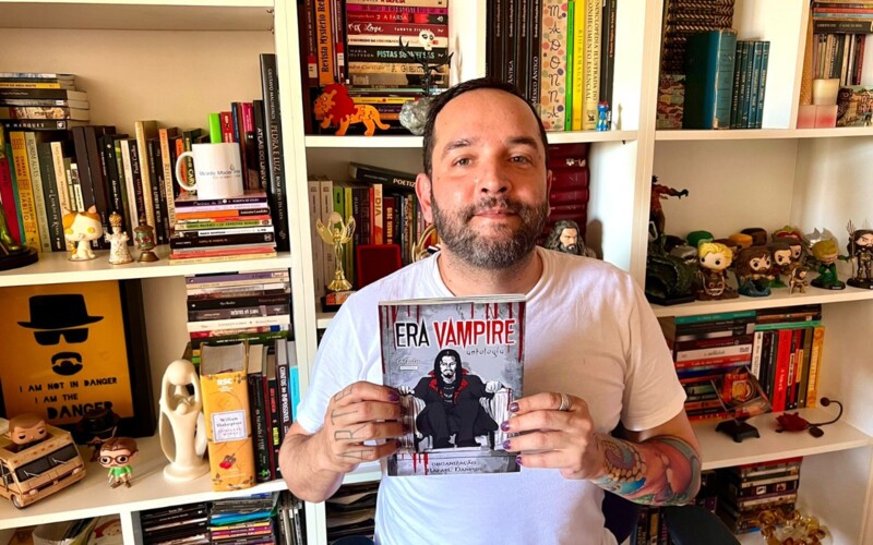 Eduardo Maciel e o livro 'Era Vampire'
