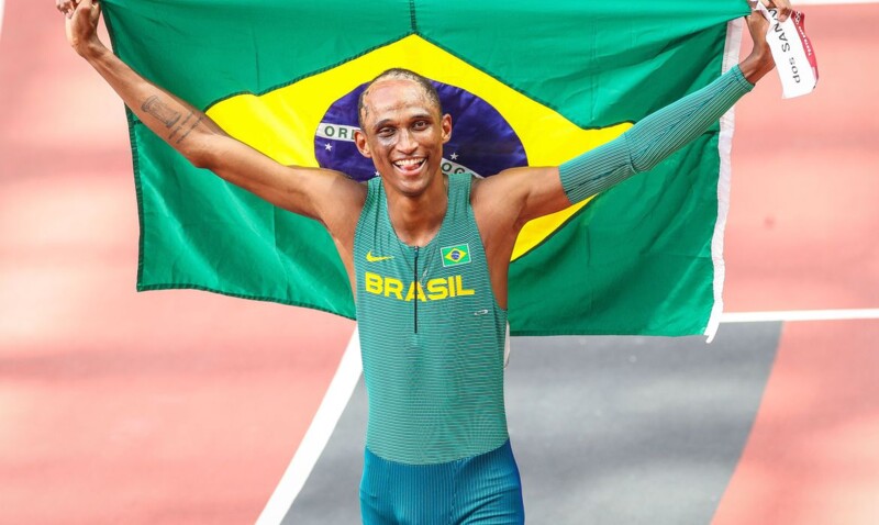 Essa foi a primeira medalha do atletismo do Brasil na atual edição dos Jogos Olímpicos