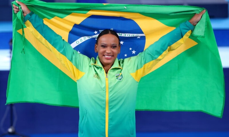Rebeca Andrade é medalha de ouro para o Brasil