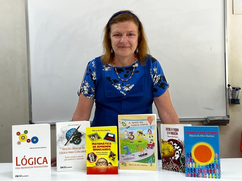 Márcia Martins e os livros