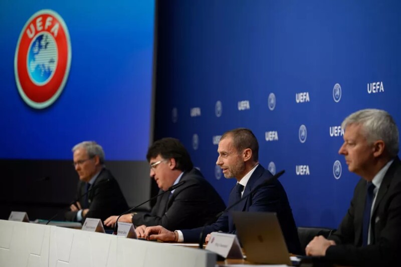 UEFA anunciou a decisão em coletiva nesta segunda-feira (02)