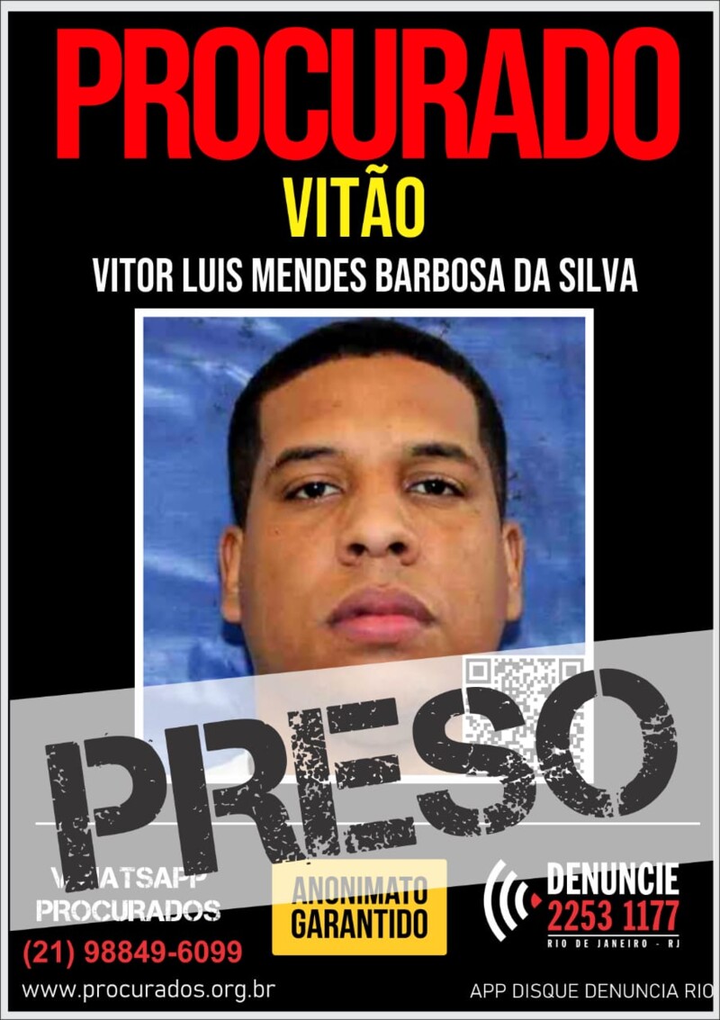 “Vitão”, de 34 anos, foi preso por policiais militares