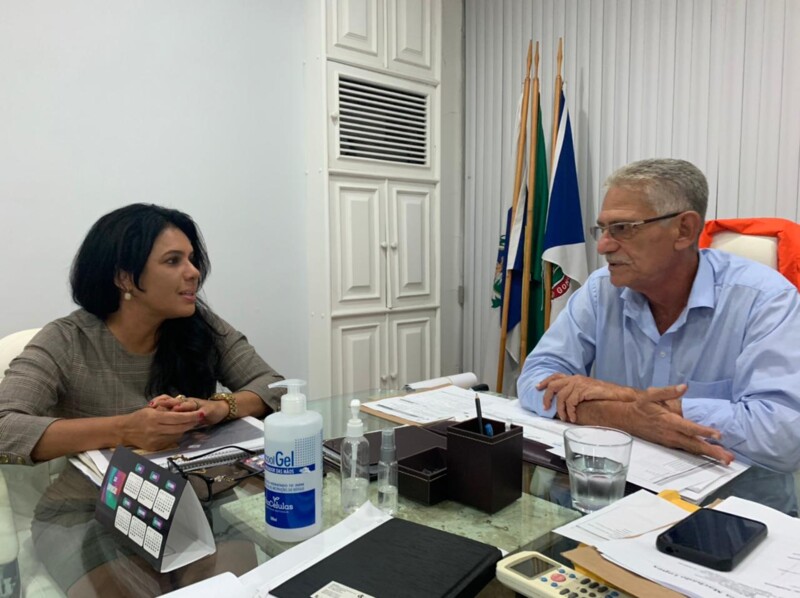 Deputada Rosane Félix conversou com prefeito de SG sobre recursos