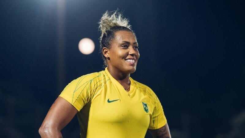Bárbara é goleira da seleção feminina de futebol do Brasil
