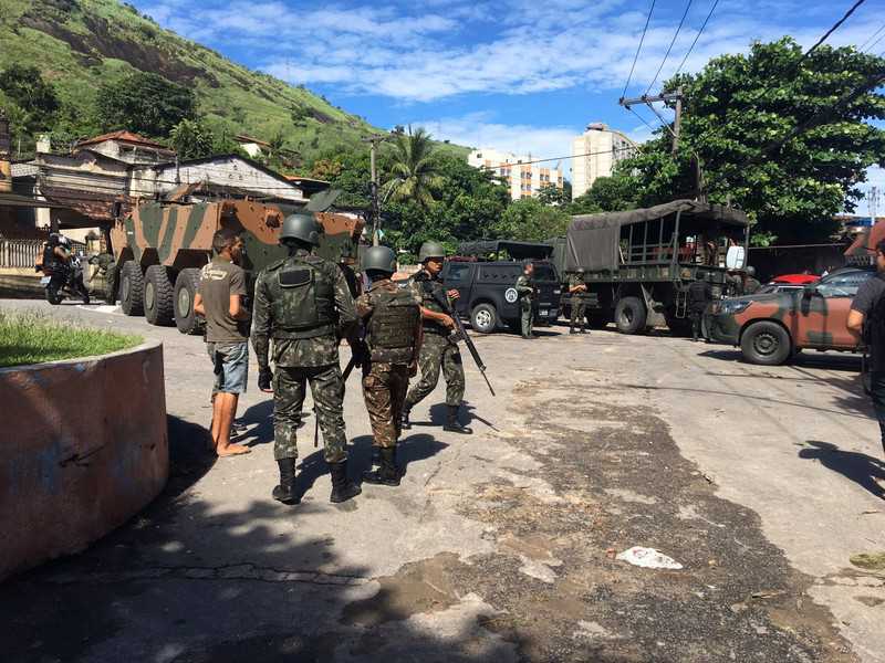 Forças de Segurança ocupam principais acessos da Comunidade do Viradouro